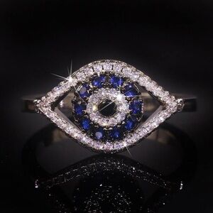 Evil Eye Ring Size 6